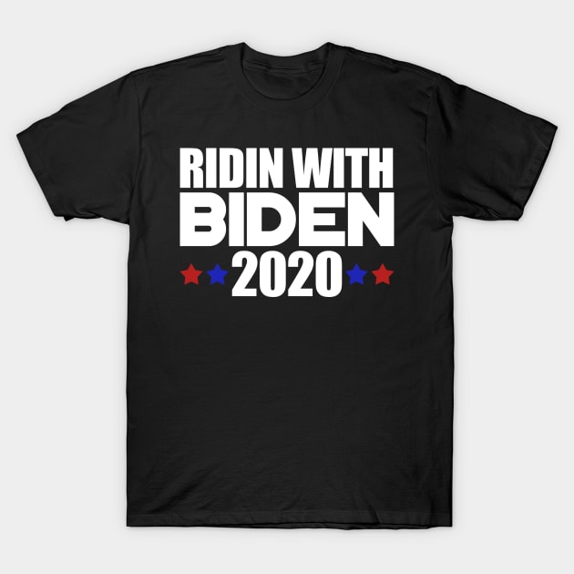 Ridin With Biden - Joe Biden President 2020 US Election T-Shirt by StreetDesigns